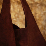 BUFFALO BROWN SUEDE BAG