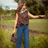 EMMA BROWN LEATHER BAG