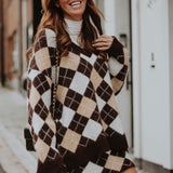 NOTTINGHAM BROWN ARGYLE TWO-PIECE SET