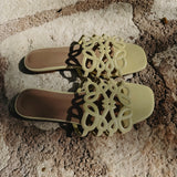 SUNWAVE LIGHT YELLOW SLIPPERS