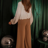 LUMINESCENCE ECRU BLOUSE