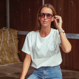 DIAMOND BIKINI WHITE T-SHIRT