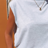 SUAVE GREY SUMMER TOP