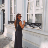 DANIKA DARK GREY TWO-PIECE SET