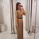 MILAINE BEIGE JUMPSUIT