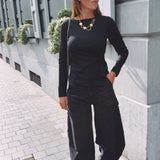 WYNOLA BLACK LONGSLEEVE SHIRT