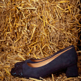 XELINNE DARK BLUE HEELS