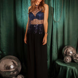 SAPPHIRE NIGHTS DARK BLUE CLASSIC PANTS