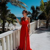 MAR DE LUNA ORANGE DRESS