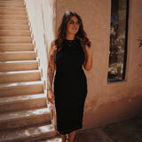 YOUSSOUFIA BLACK DRESS