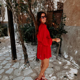 BURN BABY RED DRESS
