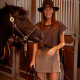 SOUIRA BROWN T-SHIRT