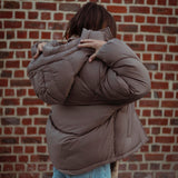 VANESSA TAUPE PUFFER JACKET
