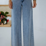 BLUE WIDE LEG JEANS 9150