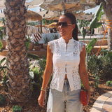 NACAR WHITE LACE BLOUSE