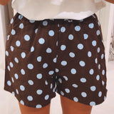 ULYSSA BROWN POLKADOTS SHORT