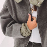 FALLEN LEAVES TAUPE JACKET