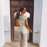 ES VEDRA YELLOW LACE PANTS