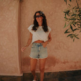 BLUE DENIM SHORT 7000-12