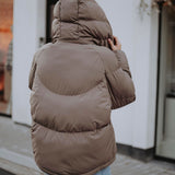 VANESSA TAUPE PUFFER JACKET