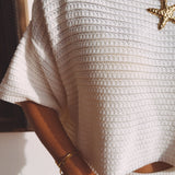 XARRACA ECRU CROCHET TWO-PIECE SET
