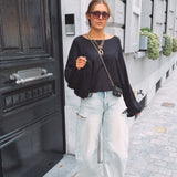 TRINLEY BLACK SWEATER