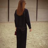 DARK BLUE WIDE LEG JEANS 3250