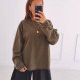 VALERIE KHAKI LONGSLEEVE SHIRT