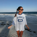 LOS ANGELES 1958 WHITE T-SHIRT