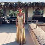 AMBER MEDINA GOLD DRESS