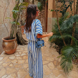 HERMOSILLO BLUE STRIPED PANTS