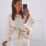 DANIQUE ECRU SKIRT