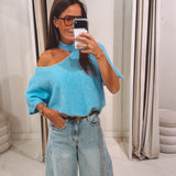 FEZ LIGHT BLUE CUT-OUT PULL