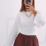 ANGELINA WHITE LONGSLEEVE SHIRT