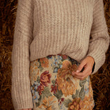 LUMEA LIGHT TAUPE KNIT SWEATER