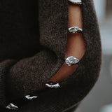 KIANDRA BROWN DARING DETAIL SWEATER