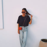 ANDREA DARK BLUE T-SHIRT