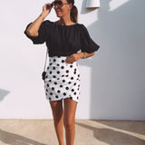 JAVEA BLACK BLOUSE