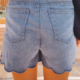 DARK BLUE DENIM SHORT 1045
