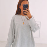 VALERIE GREY LONGSLEEVE SHIRT