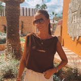 SUAVE BROWN SUMMER TOP