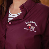 BONJOUR MON AMOUR BURGUNDY BLOUSE