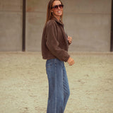 SADDLEWOOD BROWN ZIP JACKET