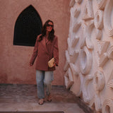 CROSSOVER TERRACOTTA BROWN BLAZER