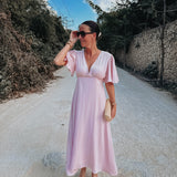 MAZATLAN LIGHT PINK DRESS