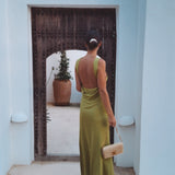 SEVILLA LIME GREEN DRESS