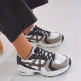 EDELINE BLACK/BRONZE SNEAKERS