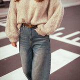 CINNA TAUPE KNIT SWEATER