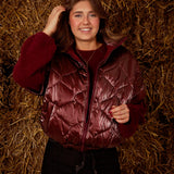 KEELY BORDEAUX PULLOVER