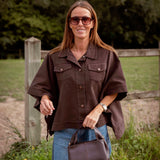 DUSTFALL BROWN SHORTSLEEVE JACKET